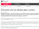 erven vno je zdrav jako cvien (25. 7. 2015, Famous.cz)