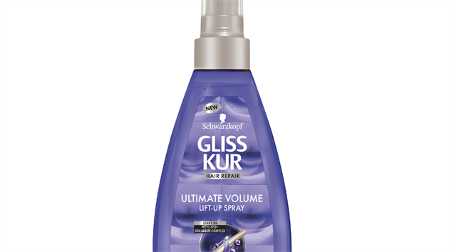 Sprej Gliss Kur Volume & Repair Lift-Up s lipido-kolagenem pro vt objem jemnch a zplihlch vlas. Schwarzkopf, 150 ml za 200 korun