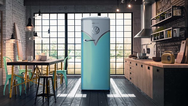 Gorenje retro lednice je k dostn v tyrkysov baby blue a erven v kombinaci s barvou champagne.