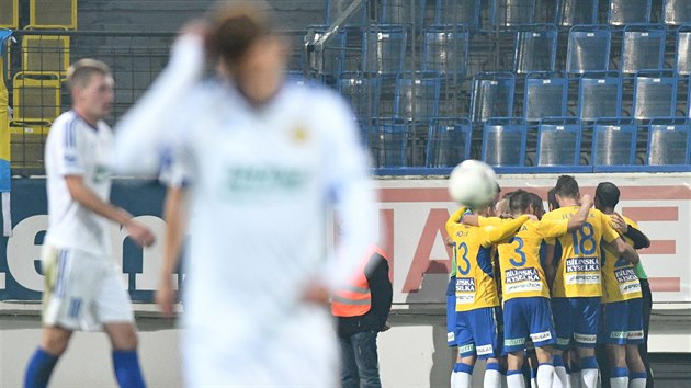 Radost teplickch fotbalist vs. zlnsk smutek