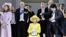 Scéna z vídeňské inscenace Salieriho opery Falstaff Scéna z vídeňské inscenace Salieriho opery Falstaff