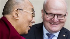 Ministr kultury Daniel Herman se setkal s tibetským duchovním vdcem...