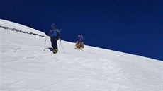 Z výstupu Radka Jaroe na Elbrus, nejvyí evropskou horu.