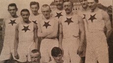 SK Slavia 1907, Nejedlý v prostední ad druhý zleva