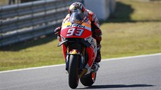 Marc Márquez pi Velké cen Japonska.