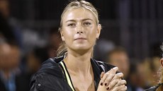 Maria Šarapovová na exhibiční akci v Las Vegas. Maria Šarapovová na exhibiční akci v Las Vegas.