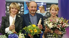 Tajana Medvecká, Viktor Preiss a Daniela Koláová (8. íjna 2016)