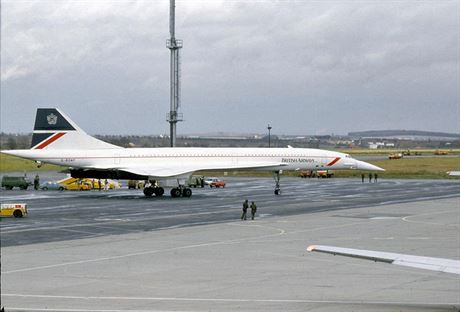 Legendrn letoun Concorde pistl poprv v Praze 22. jna 1986