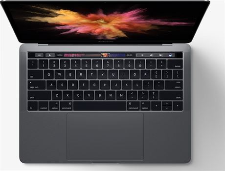 Nov MacBook Pro nabz dotykov prouek nad klvesnic.