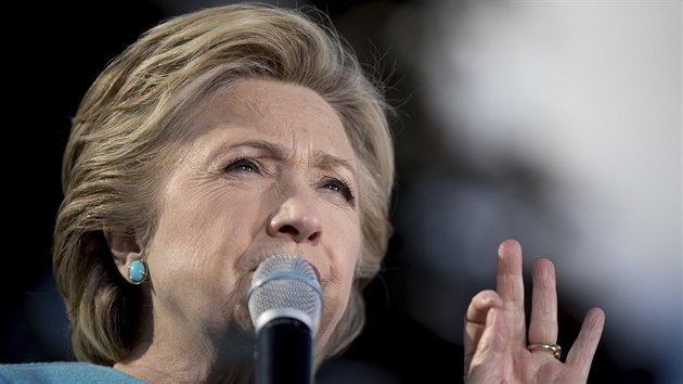 Kampa demokratick kandidtky Hillary Clintonov v New Hampshiru. (24.10.2016)