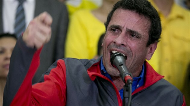 Vdce venezuelsk opozice Henrique Capriles (21. jna 2016)
