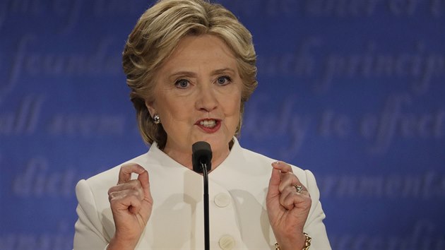 Clintonov bhem posledn debaty (20. jna 2016)