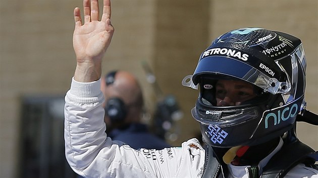 Nico Rosberg zdrav divky po kvalifikaci na Velkou cenu USA, do kter vyraz z druhho msta.