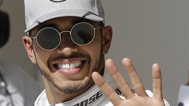 SPOKOJEN. Lewis Hamilton vyraz do Velk ceny USA z prvnho msta.