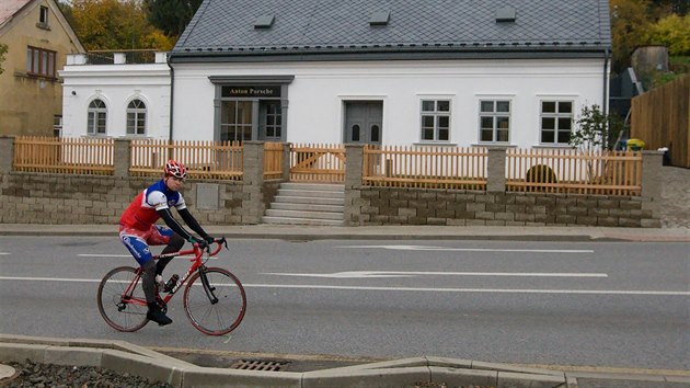 Zrekonstruovan rodn dm Ferdinanda Porscheho.