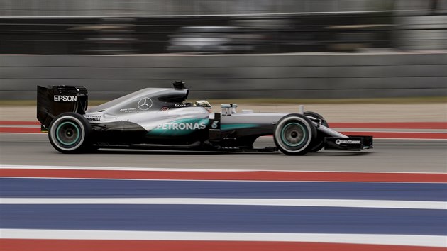 Nico Rosberg na okruhu Velk ceny USA