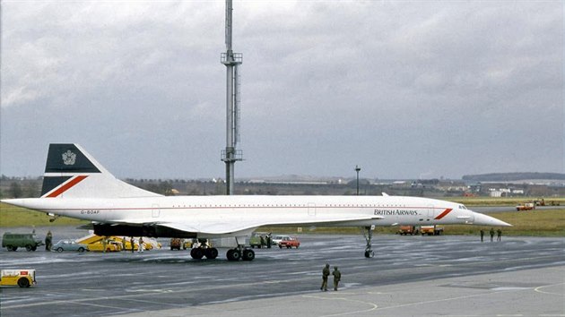 Legendrn letoun  Concorde pistl poprv v Praze 22. jna 1986