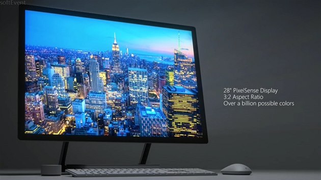 Nov Surface Studio vedle vysokho rozlien slibuje i grafick pedvolby TrueColor a pepnn barevnch prostor, napklad DCI-P3 nebo SRGB.