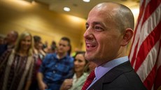Nezávislý kandidát na prezidenta USA Evan McMullin na mítinku v Utahu (13.... Nezávislý kandidát na prezidenta USA Evan McMullin na mítinku v Utahu (13....
