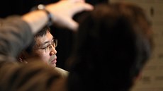 Na festivalu dokumentárních filmů v Jihlavě vystoupil pronásledovaný čínský... Na festivalu dokumentárních filmů v Jihlavě vystoupil pronásledovaný čínský...