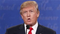 Trump bhem závrené debaty (20. íjna 2016)