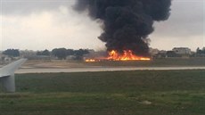 Na Maltě se zřítilo malé armádní letadlo (24. října 2016) Na Maltě se zřítilo malé armádní letadlo (24. října 2016)