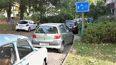 Na sídlišti Kollárova v Jihlavě je velký problém s nedostatkem parkovacích... Na sídlišti Kollárova v Jihlavě je velký problém s nedostatkem parkovacích...