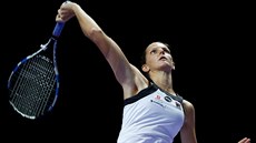 NA SERVISU. Karolína Plíková na Turnaji mistry v Singapuru.