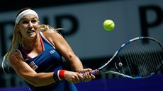 Slovenská tenistka Dominika Cibulková v semifinálovém souboji se Svtlanou...