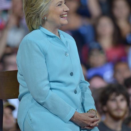Clintonov bhem prezidentsk kampan (23. ervence 2016)