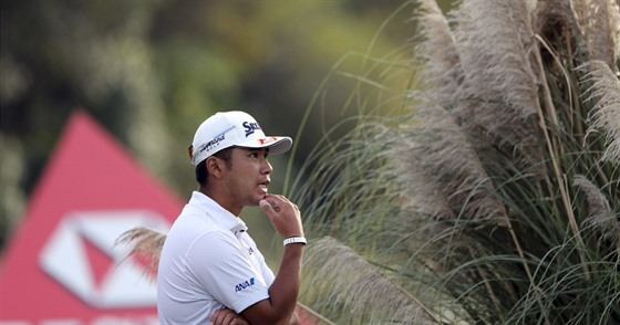 Japonský golfista Hideki Macujama turnaj HSBC Champions v anghaji