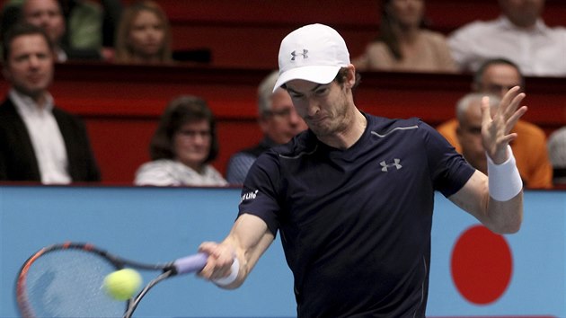 Andy Murray bhem finle Erse Bank Open.