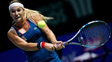 Slovenská tenistka Dominika Cibulková ve finále Turnaje mistry v Singapuru.