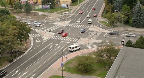 Na vech budjovických kiovatkách budou senzory a kamery pro jejich lepí...