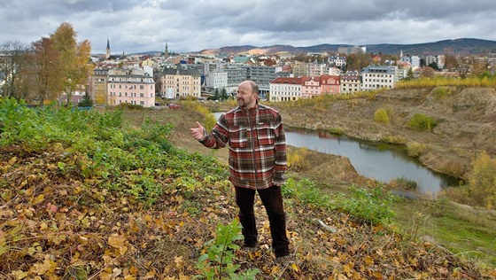 Jámu na libereckém Pertýn si piel obhlédnout archeolog libereckého muzea...