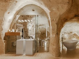 Designový hotel Metellus stojí ve tvrti Sasso Barisano v jeskyním komplexu,...
