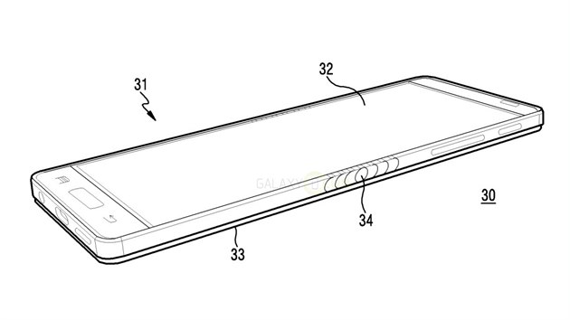 Patent ohebnho smartphonu Galaxy X od Samsungu