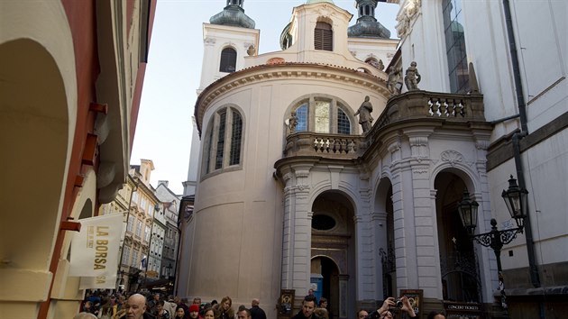 Vlask kaple Nanebevzet Panny Marie v Karlov ulici v centru Prahy na snmku z 31. jna. Restaurtoi dokonili prvn etapu oprav kaple, kter je s ...