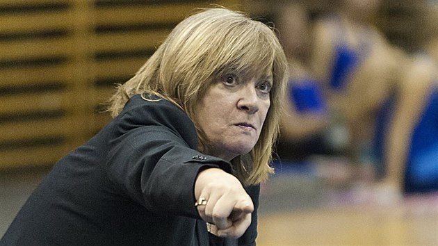 Natlia Hejkov usmruje hrky USK Praha.