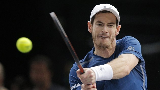 Britsk tenista Andy Murray ve finle turnaje v Pai