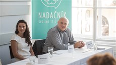 Kateřina Pelcová představuje svůj projekt Nadačník. Kateřina Pelcová představuje svůj projekt Nadačník.