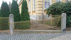 Poničená Lidická hrušeň v Hrádku nad Nisou. Poničená Lidická hrušeň v Hrádku nad Nisou.