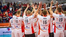 Radost volejbalistů Karlovarska Radost volejbalistů Karlovarska