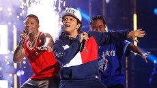 Bruno Mars na letoním vyhláení evropských hudebních cen MTV (6. listopadu...