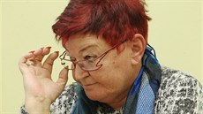 Hana Jeníčková před soudem. Hana Jeníčková před soudem.