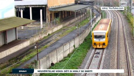 Dv dti se v Ústí nad Labem nechaly pejet vlakem