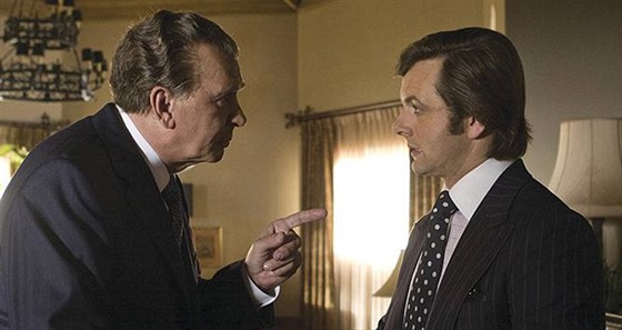 Z filmu Duel Frost - Nixon - Frank Langella a Michael Sheen