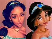 Mia Noelová vypadá jako postava Jasmíny z pohádky o Alladinovi.