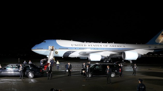 Americk prezident Barack Obama piletl do Berlna (16. listopadu 2016)
