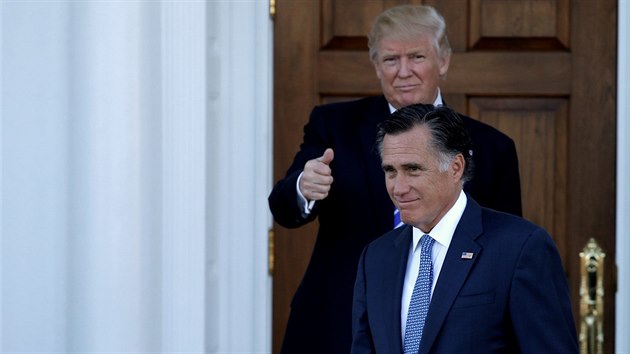 Nov zvolen americk prezident Donald Trump se seel s bvalm republiknskm prezidentskm kandidtem z roku 2012 a jednm ze svch nejvtch kritik Mittem Romneym (19 .listopadu 2016).